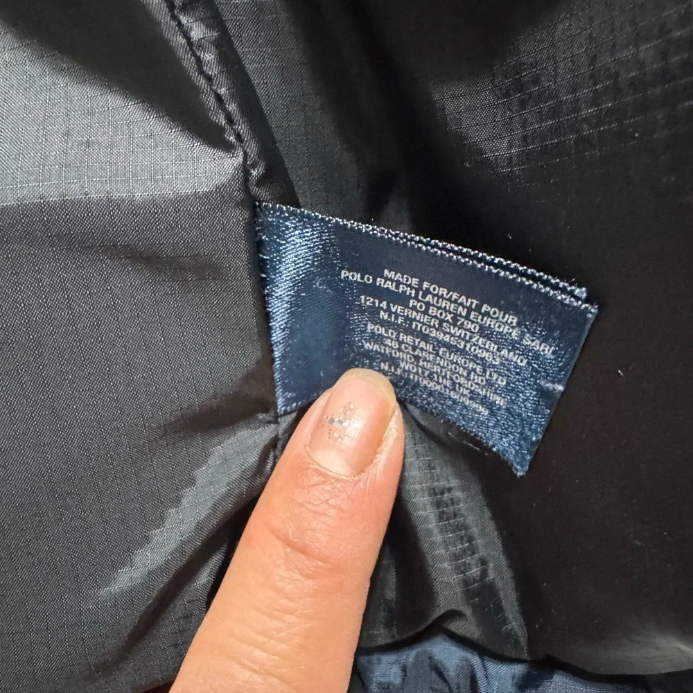 Ralph Lauren Kids Navy Puffer Jacket